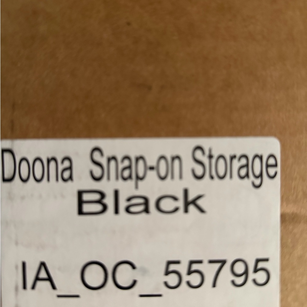 Doona Snap-on Storage - Black
